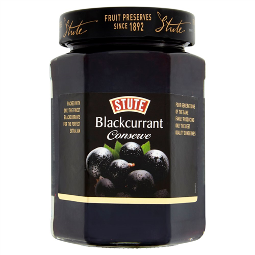 340G STUTE BLACKCURRANT EXTRA JAM