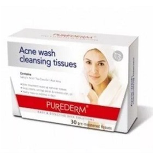 PUREDERM ACNE WASH TISSUE