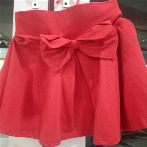 RED SKIRT AND TOP WITH HAIR BAND