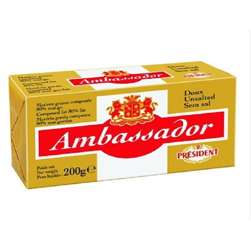 200G AMBASSADOR UNSALTED PERISHABLES BUTTER MIX