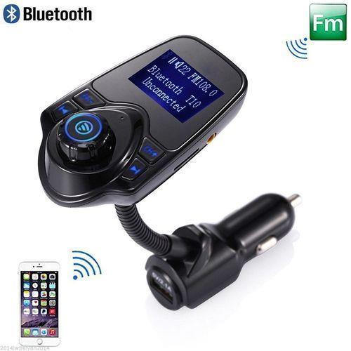 Car MP3 Audio Player Bluetooth FM Transmitter Wireless FM Modulator Car Kit HandsFree LCD Display USB Charger
