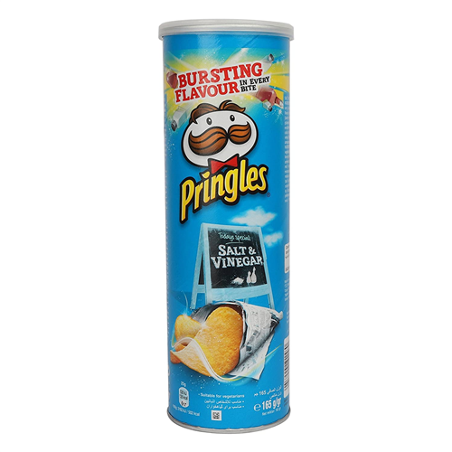 PRINGLES SALT AND VINEGAR 165G 