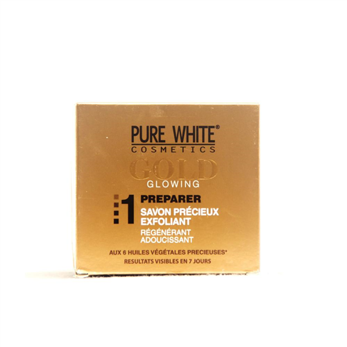 150G PURE WHITE GOLD GLOWING SOAP 