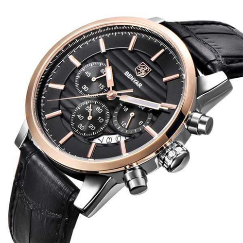 BENYAR BLACK STEEL WATCH