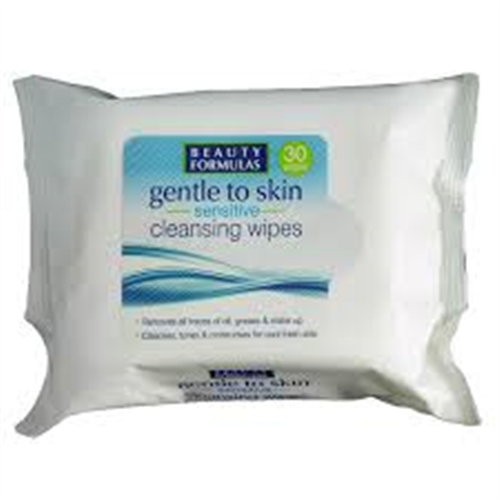 BEAUTY FORMULAS SENSITIVE SKIN FACIAL WIPES