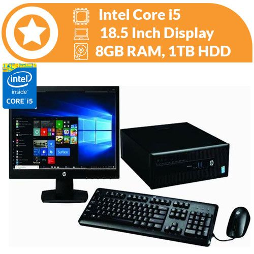Hp Elitedesk 800 SFF Intel Core I5 (3.2gHZ) 8GB Ram 1TB HDD, Win 10 Pro & MS Office Pro Preloaded
