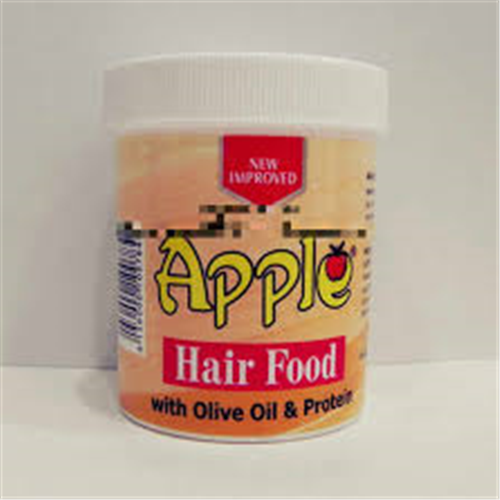 Apple hair food with olive and protein 