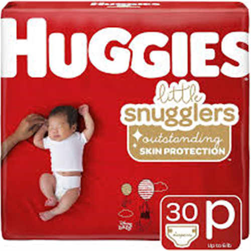 HUGGIES DIAPERS LITTLE  SNUGGLERS SIZE P SINGLE