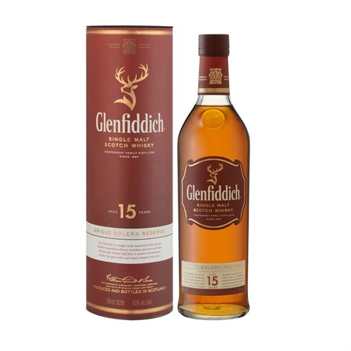 Glenfiddich Single Malt Scotch Whisky Aged 15 Years 750Ml