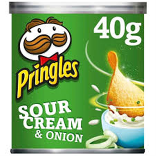 PRINGLES SOUR CREAM & ONION (40G)