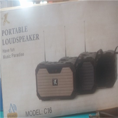 PORTABLE LOUD SPEAKER MODEL 16