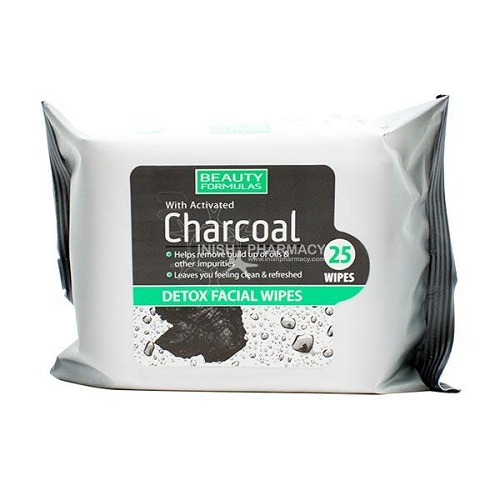 BEAUTY FORMULAS CHARCOAL FACIAL WIPES