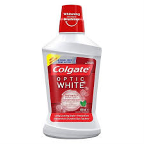 500ML COLGATE OPTIC WHITE MOUTH WASH