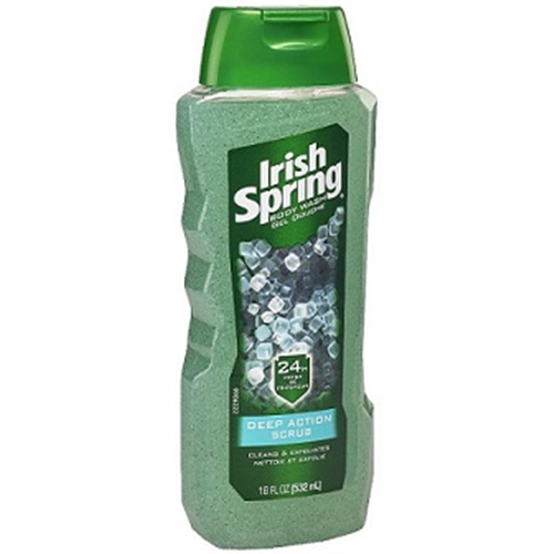 532ML IRISH SPRING BODY WASH DEEP ACTION SCRUB