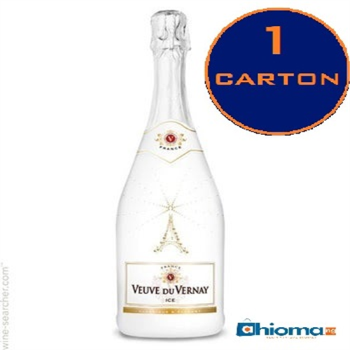 CARTON of Veuve du Vernay, Sparkling Wine, brut, 0.75L.