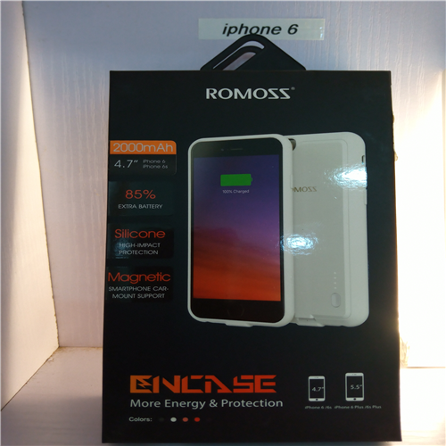 Iphone 6/6+ Romoss battery case 2000mAh
