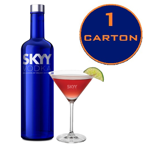 CARTON of SKYY Vodka