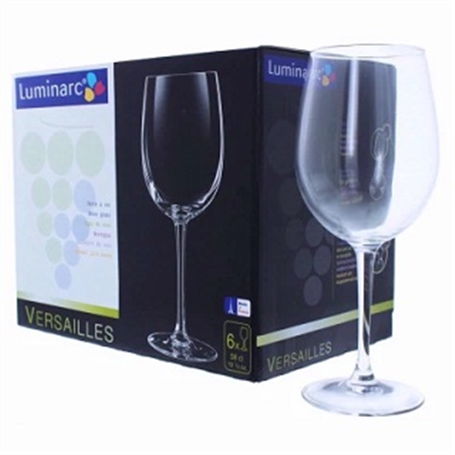 58CL LUMINARC VERSAILES WINE GLASS 6 PCS
