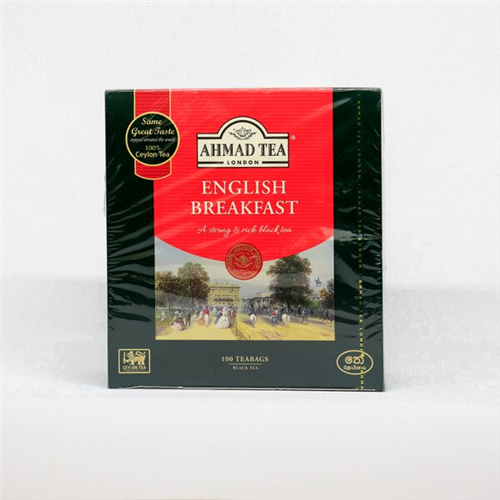 Ahmad Tea English Breakfast 100 Tea Bags Strong & Rich Black 200 g, ahmad  tea