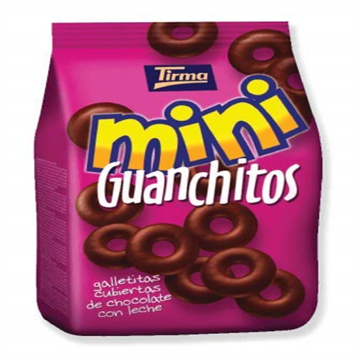 125G TIRMA MINI GUANCHITOS BLANCOS WHITE CHOCOLATE