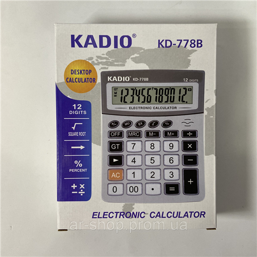 KADIO CALCULATOR KD-778B