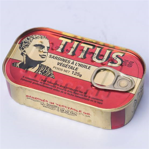 Titus Sardine In Vegetable Oil 