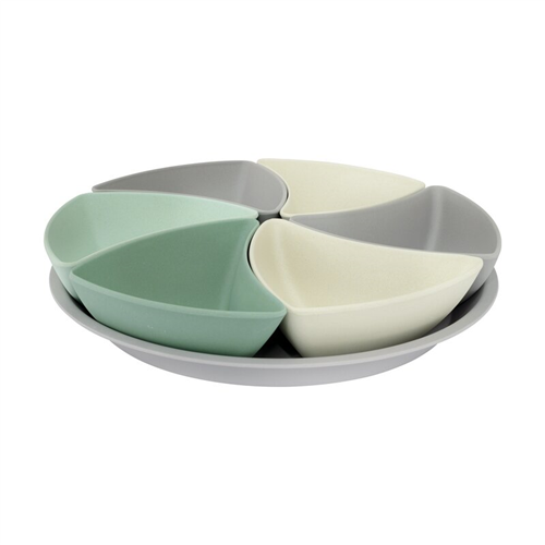 MELAMINE DIVIDED CHARACTER DISH