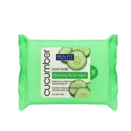 BEAUTY FORMULAS CUCUMBER FACIAL WIPES