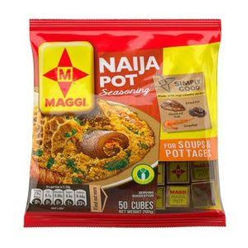 200G MAGGI NAIJA POT 50 CUBES