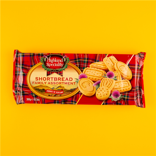 highland speciality family shortbread assortment 300g