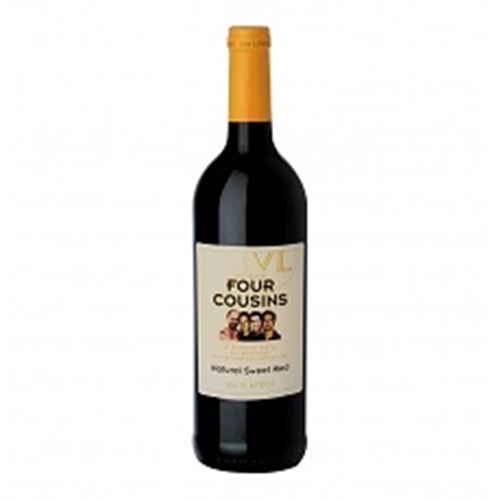 750ML FOUR COUSINS SWEET RED WINE-NON ALCOHOL