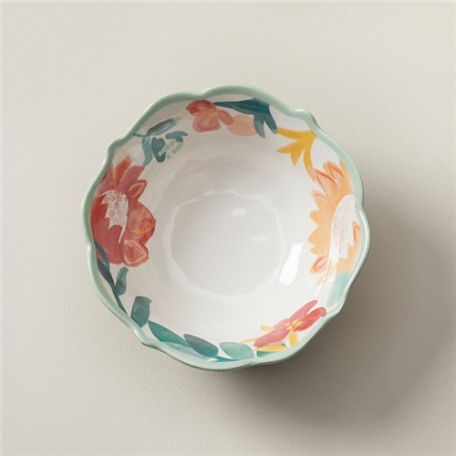 MELAMINE 78413 FLOWERED BOWL