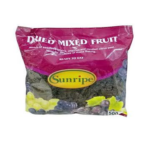 500G SUNRIPE DRIED MIXED FRUIT