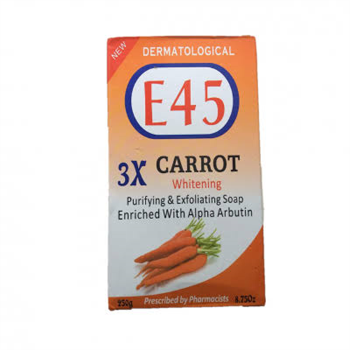 Dermatological E45 3× Carrot Whitening