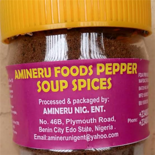 1KG AMINERU FOODS PEPPER SOUP SPICES