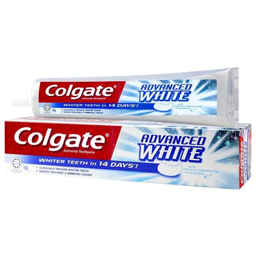 160G COLGATE ADVANCED WHITENING TOOTHPASTE