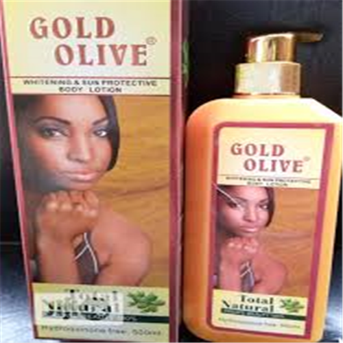 Gold olive body lotion 