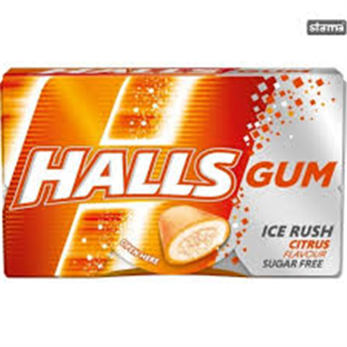 18G HALLS GUM CITRUS FLAVOUR