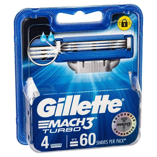 GILLETTE MACH3 TURBO CART 4S