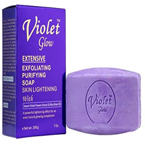 200G VIOLET GLOW EXTENSIVE EXFOLIATING  SOAP