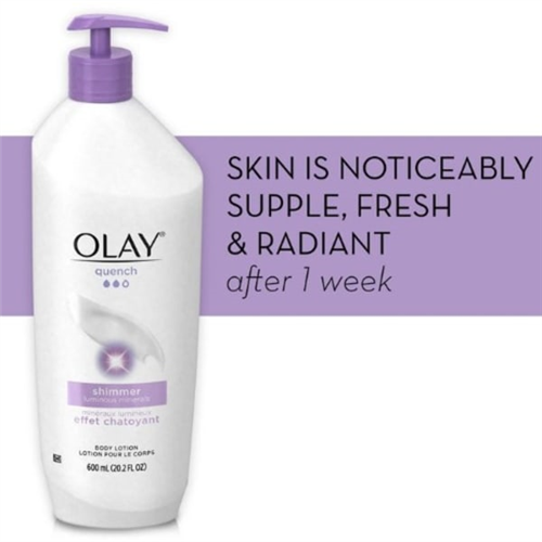 600ML OLAY QUENCH SHIMMER LOTION 