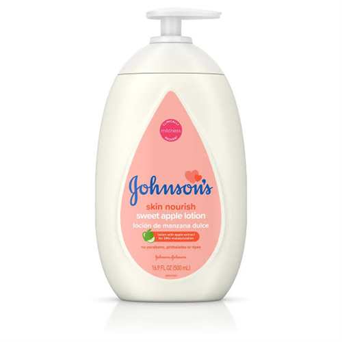 800ML JOHNSONS SKIN NOURISH SWEET APPLE LOTION MIX