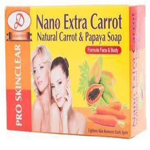 250G NANO EXTRA CARROT AND PAPAYA SOAP