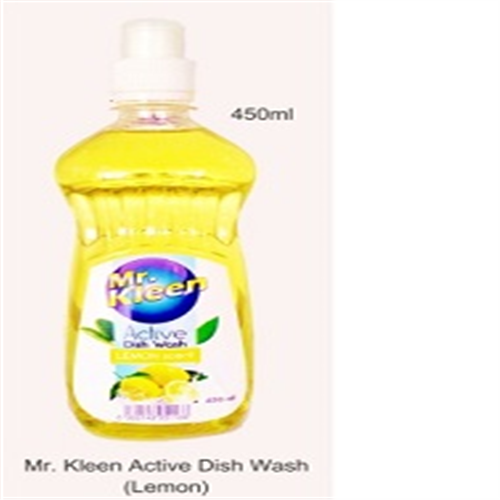 450ML MR KLEEN ACTIVE DISH WASH LEMON SCENT