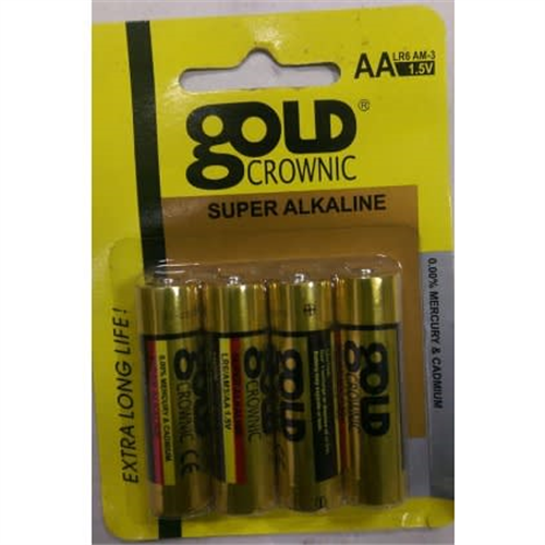 AAA GOLD CROWNIC SUPER ALKALINE BATTERY