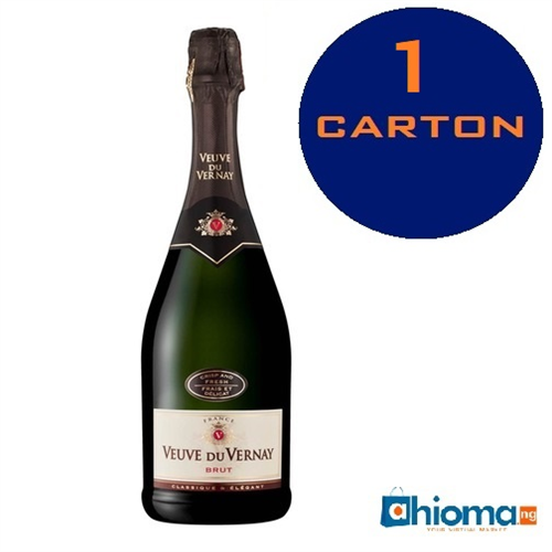 CARTON of Veuve du Vernay, Sparkling Wine, brut, 0.75L