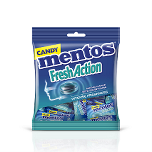 102G MENTOS FRESH ACTION CANDY