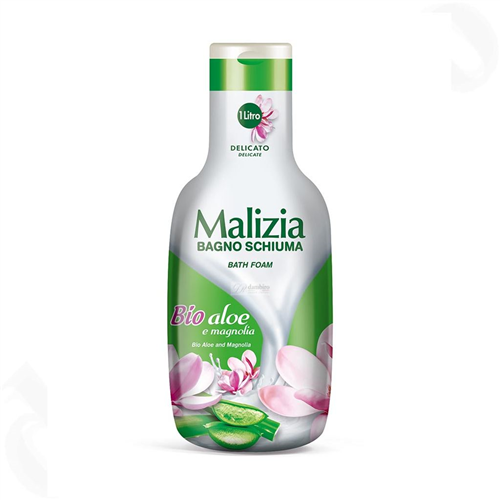 1000ML MALIZIA BIO ALOE BATH FOAM