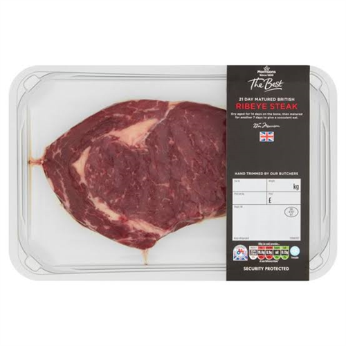 BEEF RIBEYE STEAK PER KG