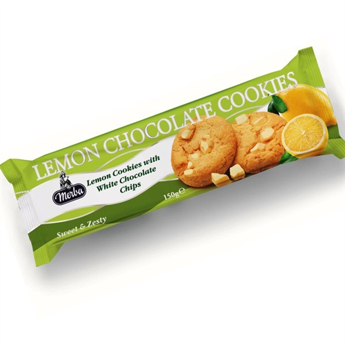 MERBA LEMON CHOCOLATE COOKIES 150G